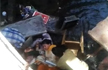 BJP MP Poonamben maadam falls in Drain during demolition drive